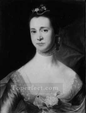  Copley Painting - Mrs Edward Green colonial New England Portraiture John Singleton Copley